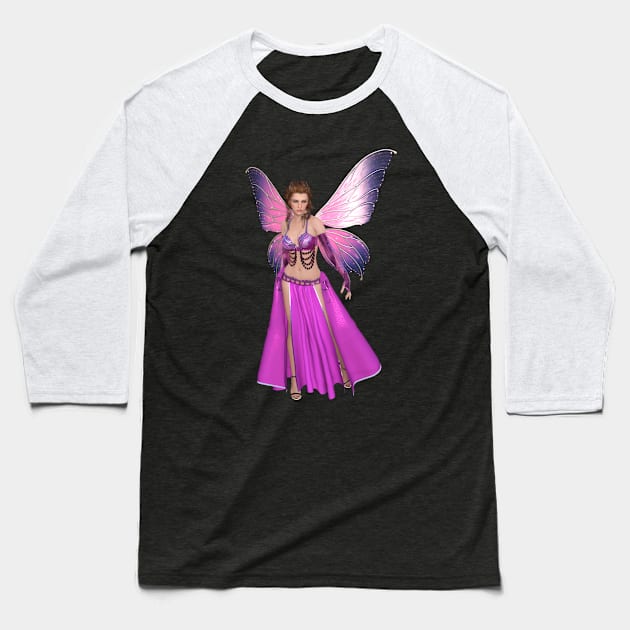 Emma Fairy Standing Baseball T-Shirt by Ratherkool